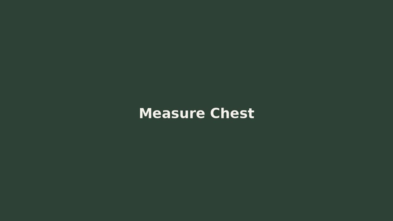 How to measure dog chest